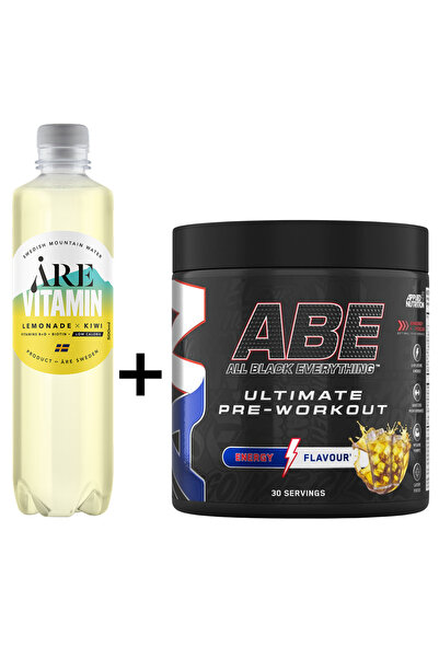 ARE API Red Bull Flavored Energy Pack, 30 Servings + Free Vitamin Ari Drink