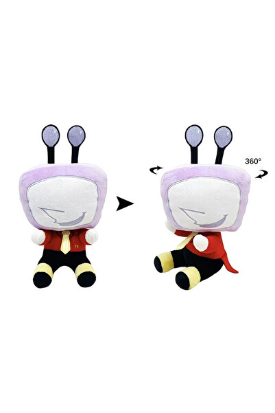 Choice 29cm Purple 29CM Peripheral Kris Deltarune Tenna Plush Toy Tenna Delta...