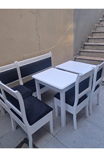 Bengi Ankara Mobilya Köşe Mutfak 90555 Tk Kayın ahşap Sandık Açıl Masa Babyfa...