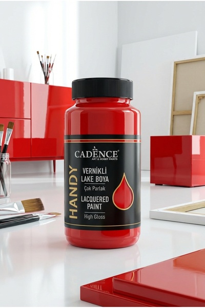 Cadence Handy Lake Parlak L018 Crimson Kırmızı 450 ml Boya Tüm Yüzeyler İçin ...