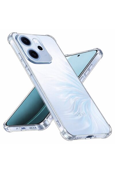 Techsuit Oppo Reno 15 F Shockproof Clear Silicone Case