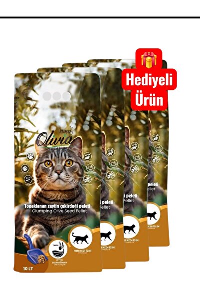 happycatlitter Happy Cat Litter Topaklanan Zeytin Çekirdeği Peleti Kedi Kumu ...