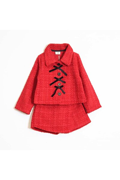 OZZY KİDS Girl's Jacket & Shorts Skirt Set