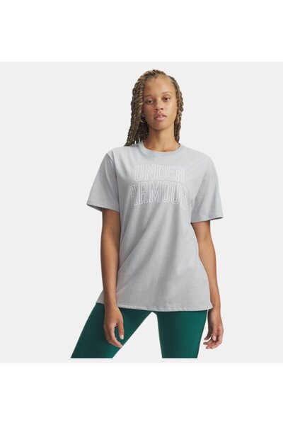 Under Armour Kadın UA Rival Oversize Campus Tee T-Shirt 6007883-012