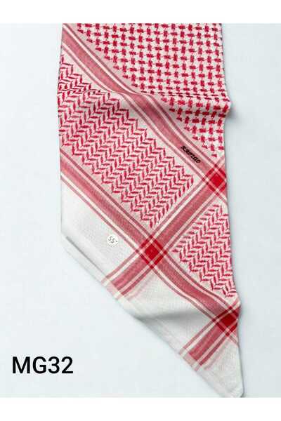 Generic A red shemagh, a product that combines quality and heritage with a mo...
