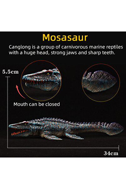 Choice4 موساسورس-2 نموذج موساسورس واقعي، محاكاة ديناصور من العصر الجوراسي، مج...