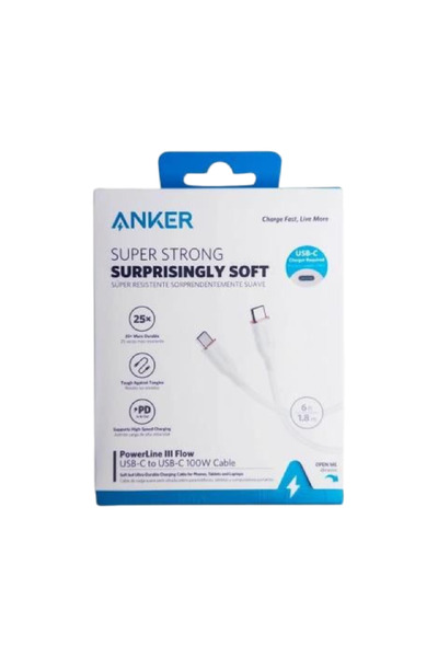 Anker Type-C cable, Type-C fast charging, 1.8 meters, 100W