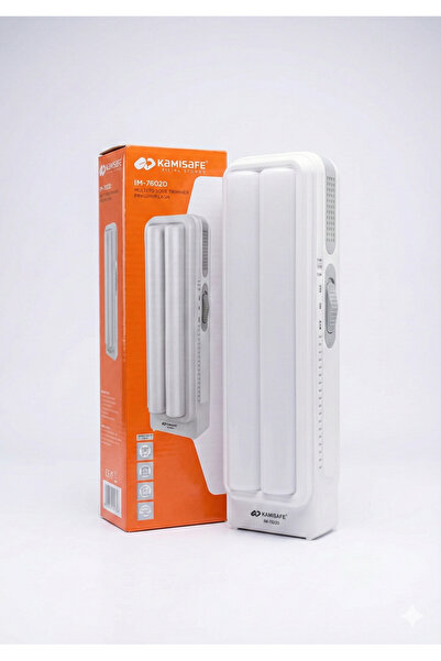 Kami Kamisafe KM-7602 Uzun Çubuk Tip Şarjlı Işıldak - 60 SMD LED (Tezgah Altı...