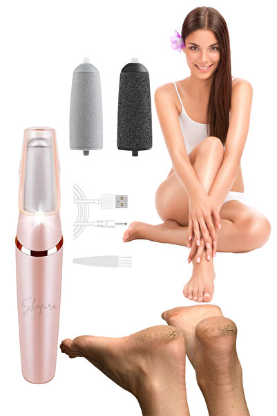 Shopura Şarjlı Ayak Törpüsü Pedikür ve Ayak Bakım Aleti Ayak Tabanı Bakım Top...