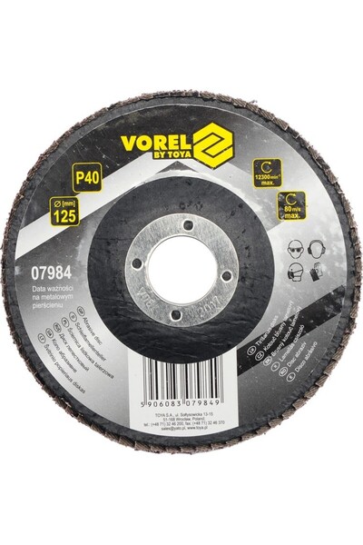 Other Flap disc grinding wheel p40 125 mm 07984 VOREL