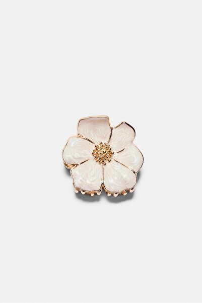 Stradivarius مشبك شعر معدني على شكل زهرة