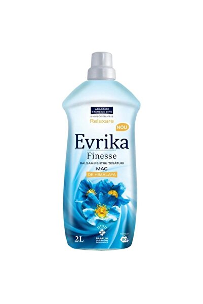 Evrika Set of 3 x Finesse Laundry Conditioner, Himalaya, 2 l