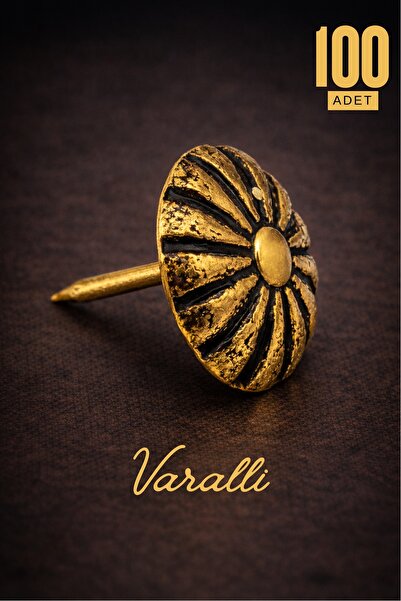 Varalli Dekoratif Papatya 11 mm Döşeme Kabarası – Vintage Metal Mobilya & San...