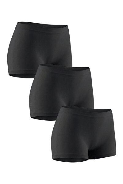 Formeasy Kadın Dikişsiz Boxer Külot Şort 3'lü Paket - İz Yapmayan Alt İç Giyim
