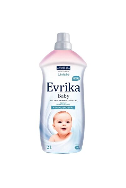 Evrika Set of 3 x Baby Fabric Softener, Hypoallergenic, 2 l