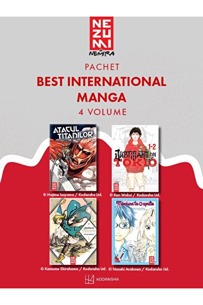 Nemira Manga best international package 4 vol.