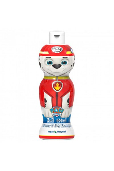 Air-Val Set of 2 x Paw Patrol Marshall Children's Shower Gel and Shampoo, wit...