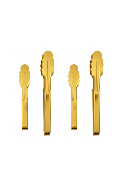 Generic 2+2 Gold Tongs Set, a luxurious set to decorate your dinner