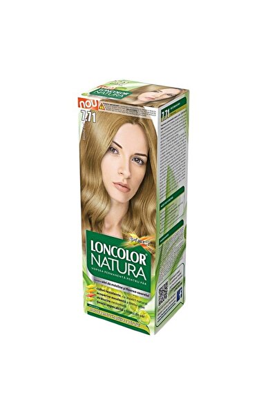 Loncolor Natura Set 3 x Permanent Hair Dye 7.71 Beige Blonde, 100 ml