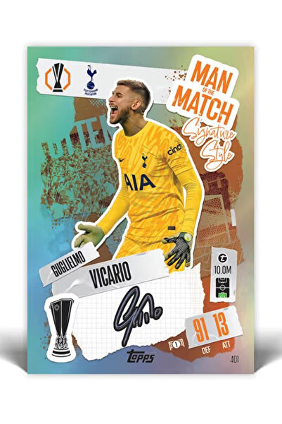 Topps Match Attax 2024/25 - Man of the Match Signature Style Guglielmo Vicario!