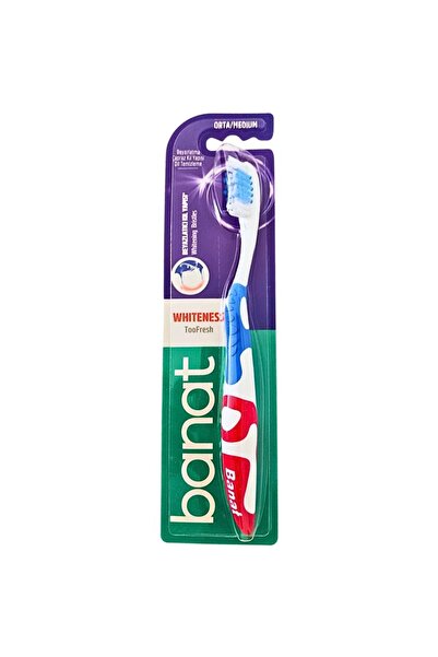 Banat Set of 4 Tri Action Fresh Medium Toothbrushes