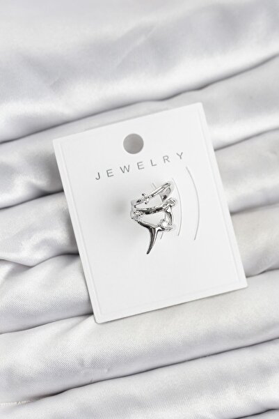 Inure Jewelry Silver Color Brass Thorn Model Cartilage Earcuff Earring