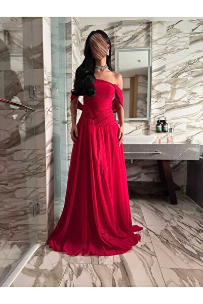 Anood red glitter dress