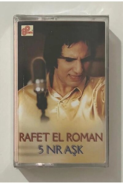 Emre Grafson Müzik Kaset - 5 Nr Aşk Kaset Rafet El Roman (Sıfır Jelatinli)