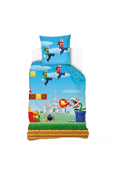 Disney Super Mario Level bed linen, 140×200cm, 70×90 cm
