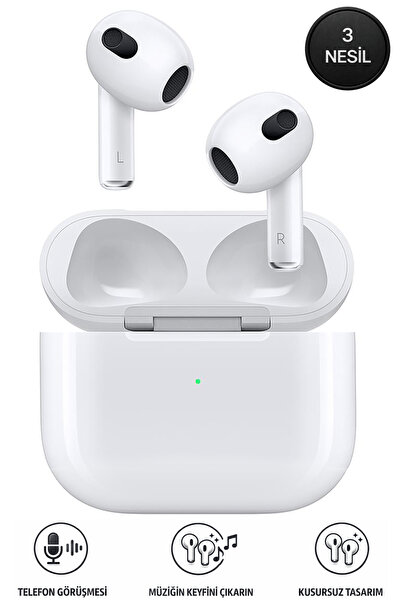 Tech&bello accessories 3 Nesil Kablosuz Bluetooth Kulaklık İos Android Uyumlu...