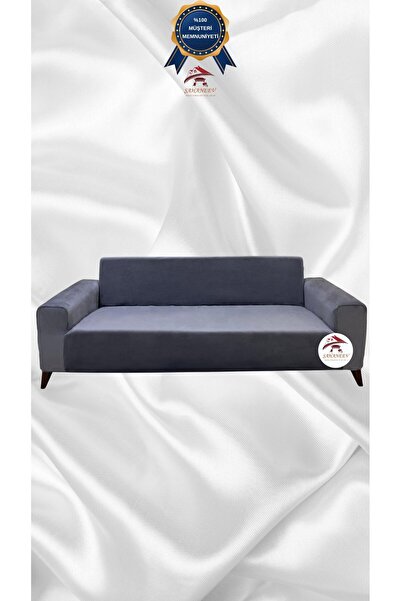 Şahaneev Tekstil İtalyan Süet Koruyucu Esnek Elastik Giydirme Koltuk Örtüsü -...