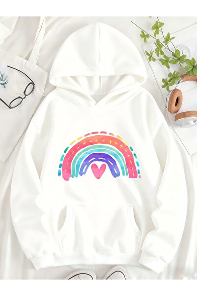 Deocept Unisex Printed Hooded Kangaroo Pocket Comfortable Fit Oversized Cut S...