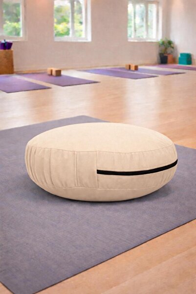 NareSpor Zafu Yoga Meditation Cushion - Round Meditation Cushion