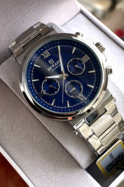 Reward Original 2 Year Warranty Men's Wristwatch Steel Band Boxed