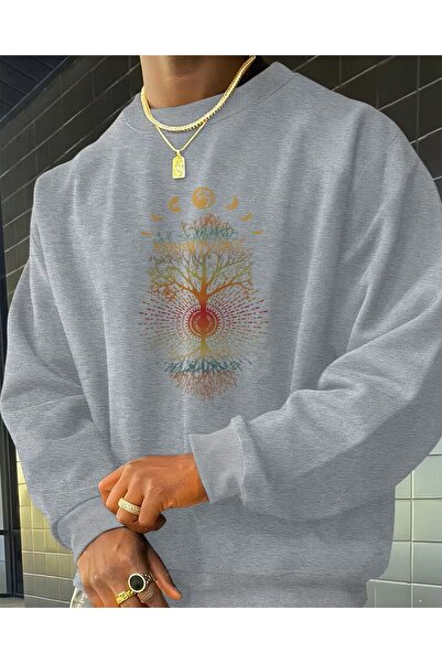 LELVANİ Men's Autumn Fashion Casual Printed Sports Top,Trend Design Long Slee...