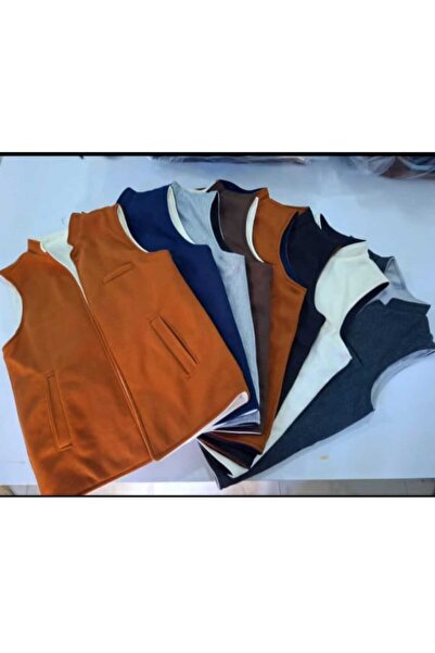 Generic Luxurious men's winter vest, double-sided, with a traditional Sadu de...