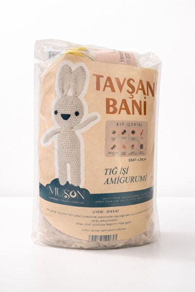 Muson Tavşan Bani Tığ İşi Amiggurumi Kiti
