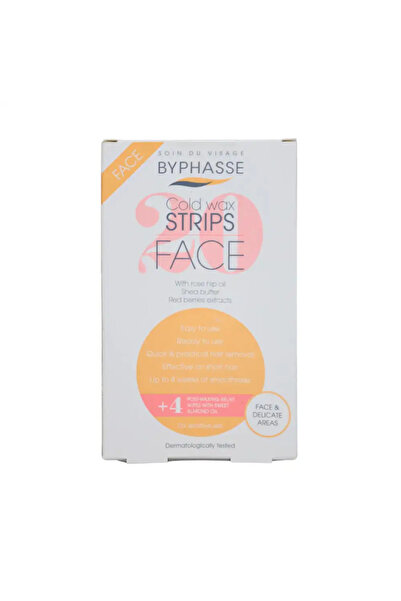 BYPHASSE Cold Wax Face Strips for Sensitive Skin- 20 Strips