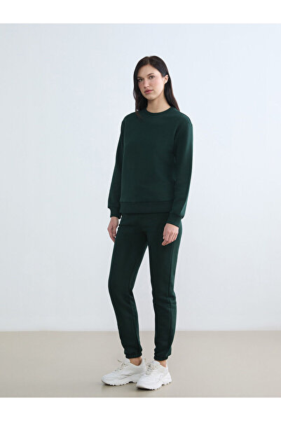 LC Waikiki Hanorac gros pentru femei Özmarka New Season, cu gât tip crewneck