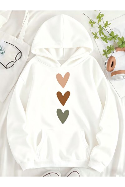 Deocept Unisex Printed Hooded Kangaroo Pocket Comfortable Fit Oversized Cut S...