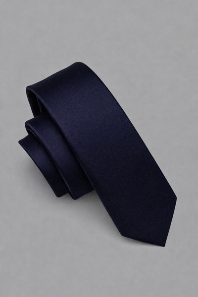 SUİT AYDIN Solid slim men tie