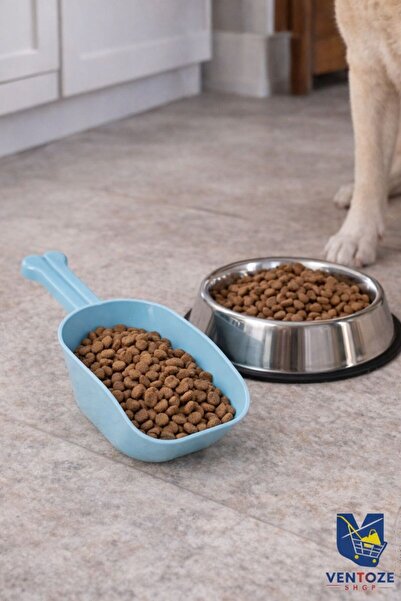 Ventoze Kedi Köpek Mama Kepçesi Ölçülü | Hijyenik Pratik Mama Servis Küreği 1...