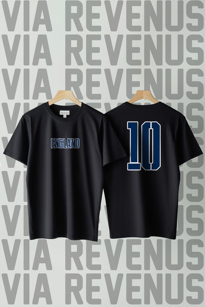 Vordevia Tricou unisex cu croială largă pentru Cupa Mondială Anglia 26 B cu i...