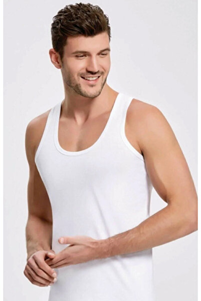 İlke Men'S, White, Exclusive 6-Pack Undershirts