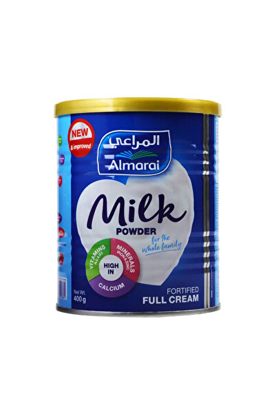 Almarai حليب بودرة مدعم كامل الدسم - 400 غرام