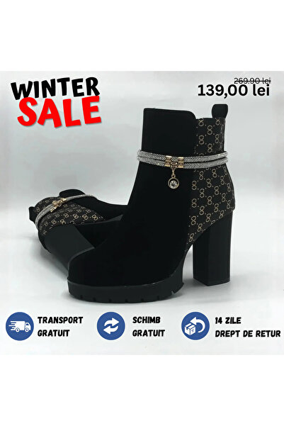 HABBIBI Ghete damă imblanite ludica black