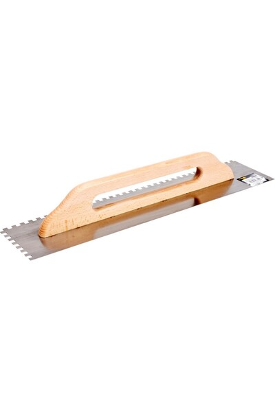 Other Mistrie de tencuială din oțel inoxidabil 580 x 128 mm, dinți 8 x 8 mm 0...