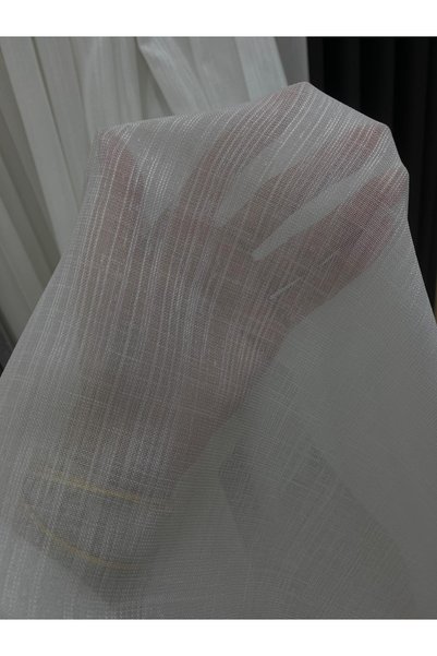 İNCİLİFE Marsil Heavy Weight 1/2.5 Medium Pleat Tulle Curtain (Off-White)