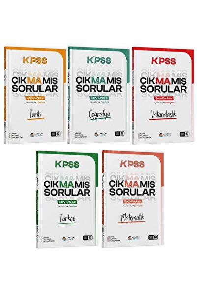 Akademi Denizi KPSS Genel Yetenek Genel Kültür Çıkmamış Sorular Soru Bankası ...