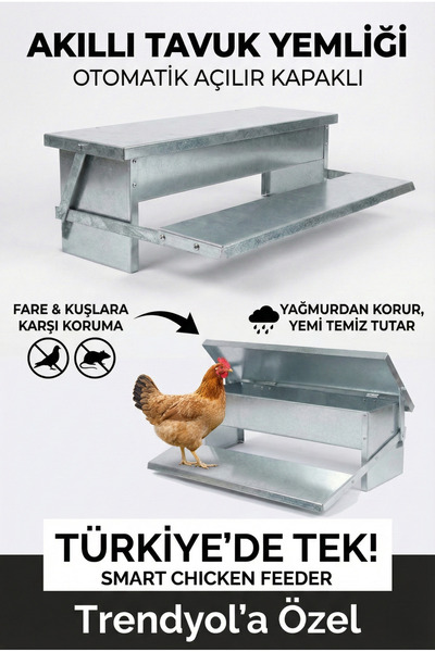 FUKA Akıllı Tavuk Yemliği Otomatı (9 KG)